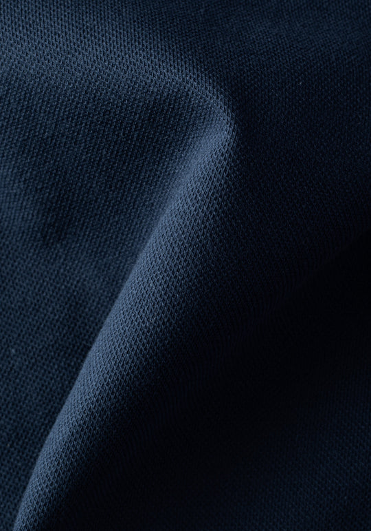 Mist Navy Cotton Polo Shirt
