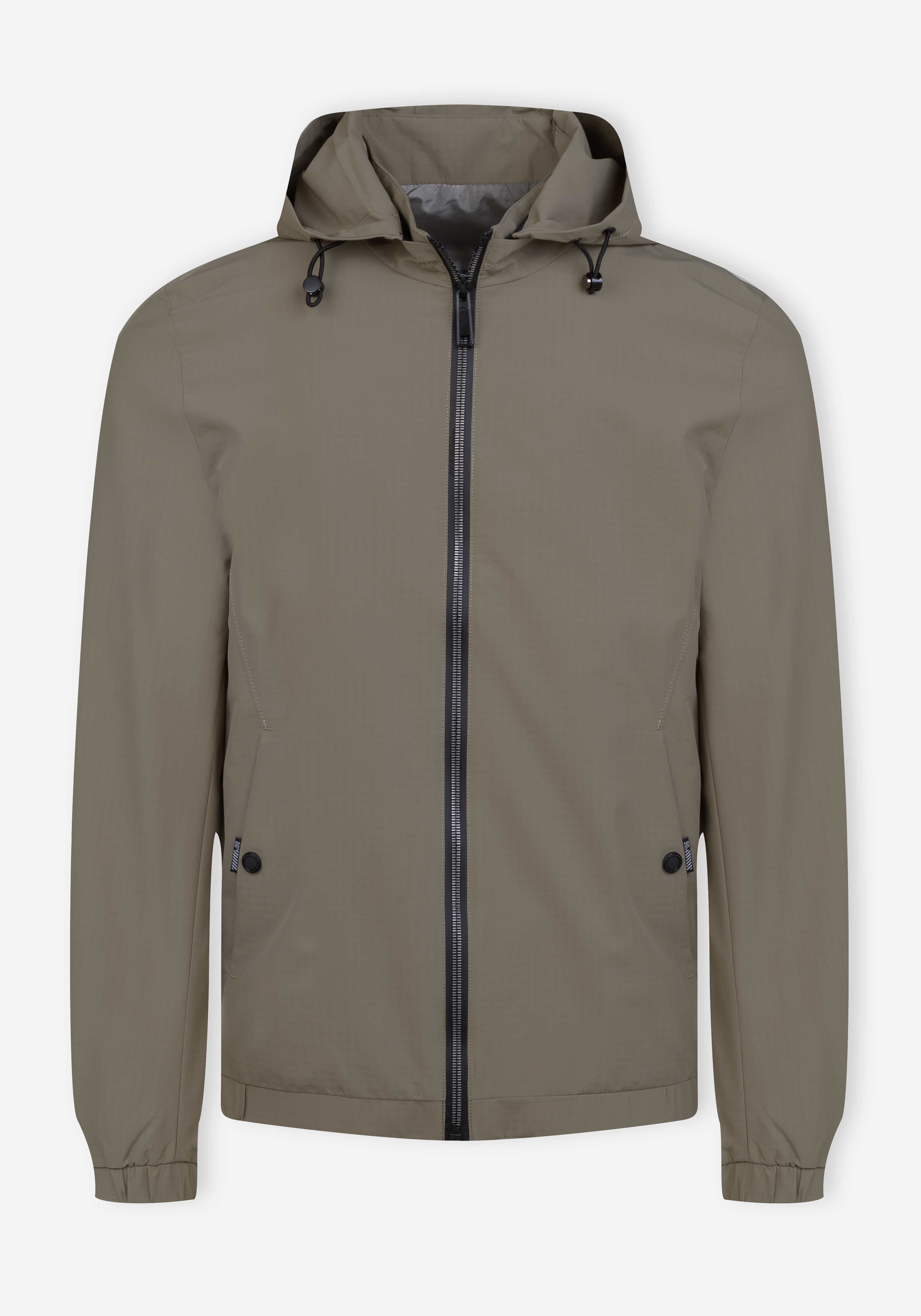 Dune Beige Pocketable Windbreaker Jacket
