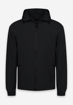 Eclipse Black Pocketable Windbreaker Jacket