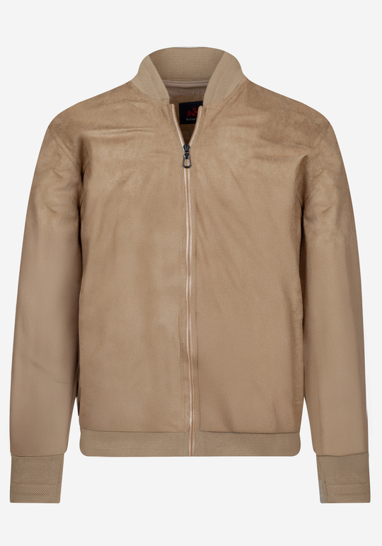 Sandstone Beige Suede Jacket