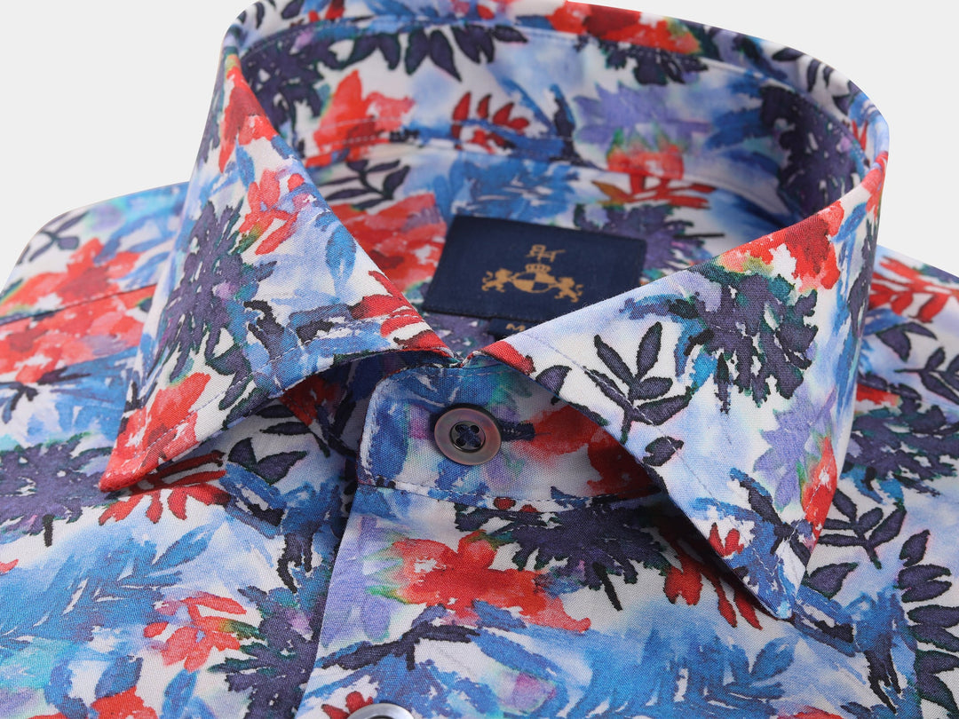 Colorful Floral Poplin Shirt - Limited Edition