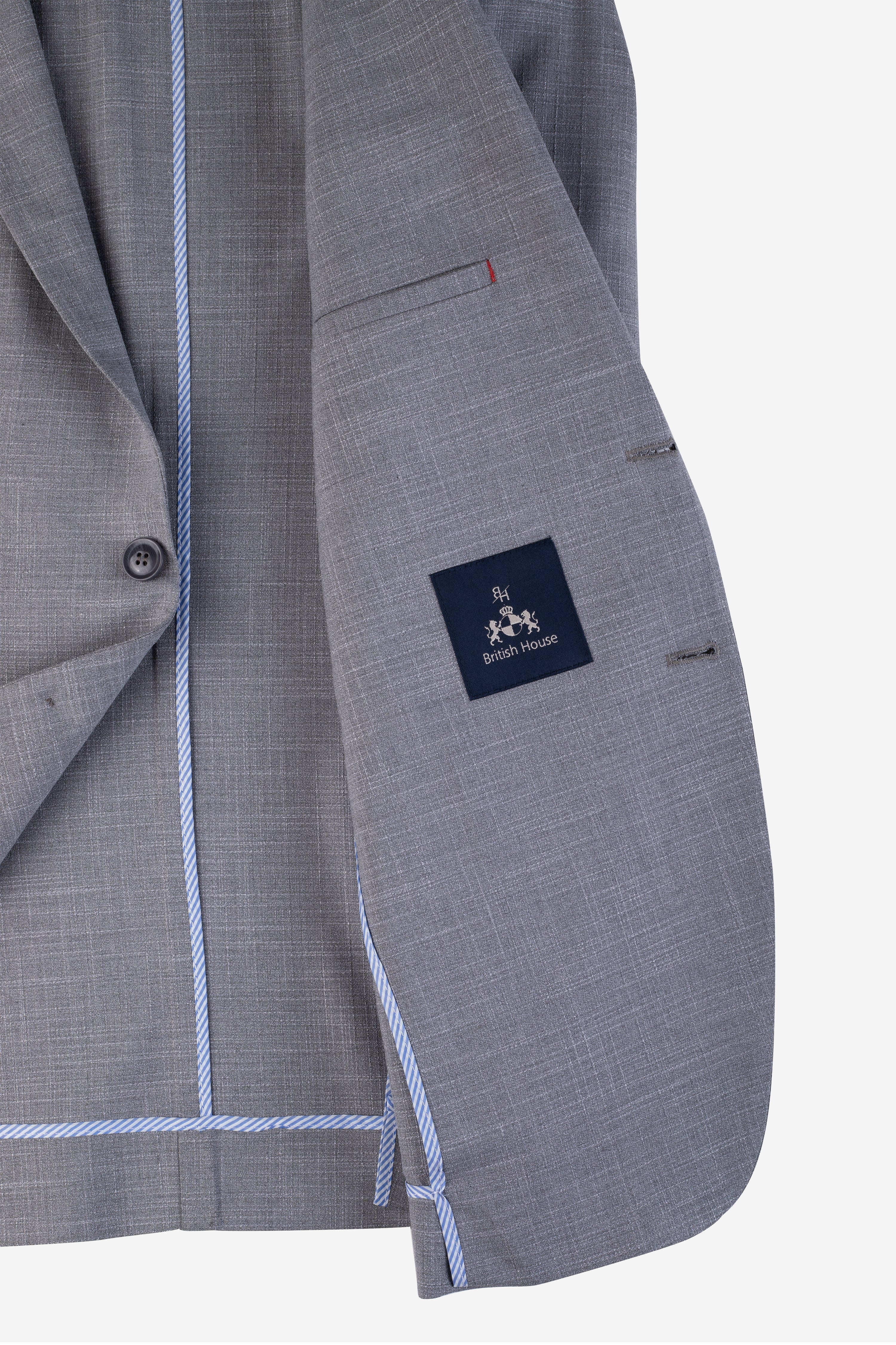 Contemporary Fit French Gray Havana Blazer