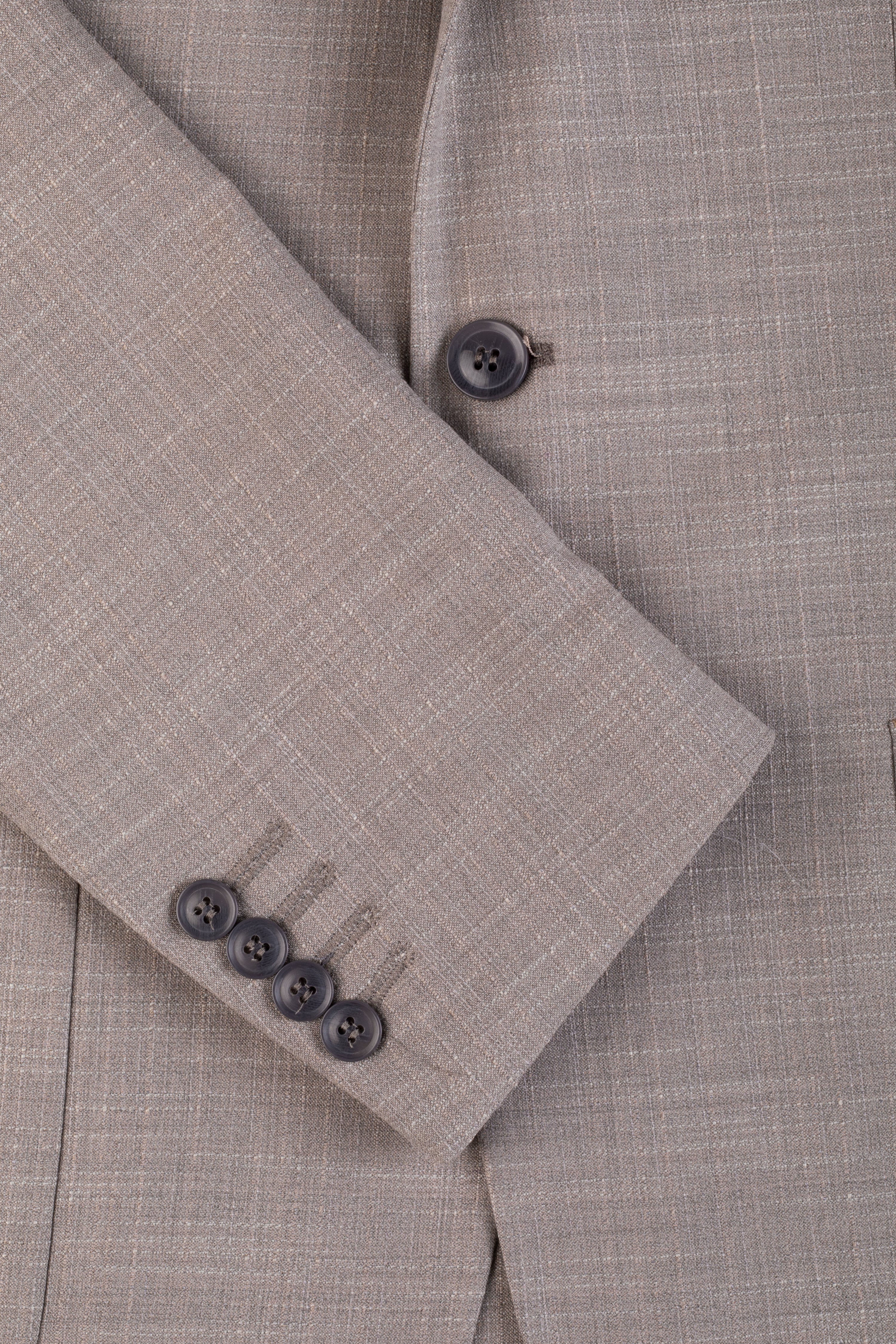 Contemporary Fit Sand Beige Havana Blazer