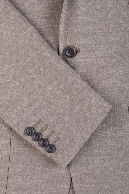 Contemporary Fit Sand Beige Havana Blazer