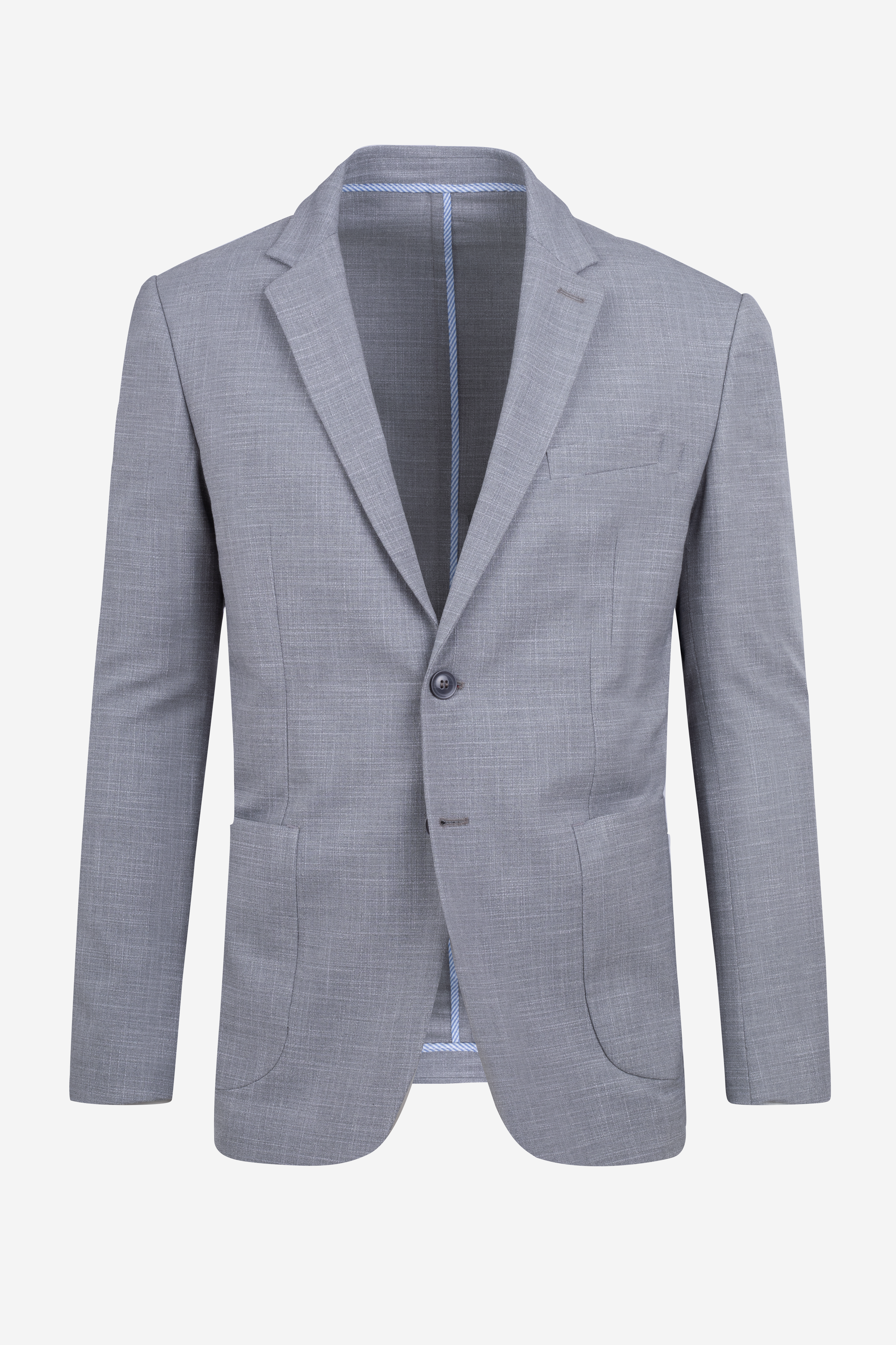 Contemporary Fit Light Gray Havana Blazer