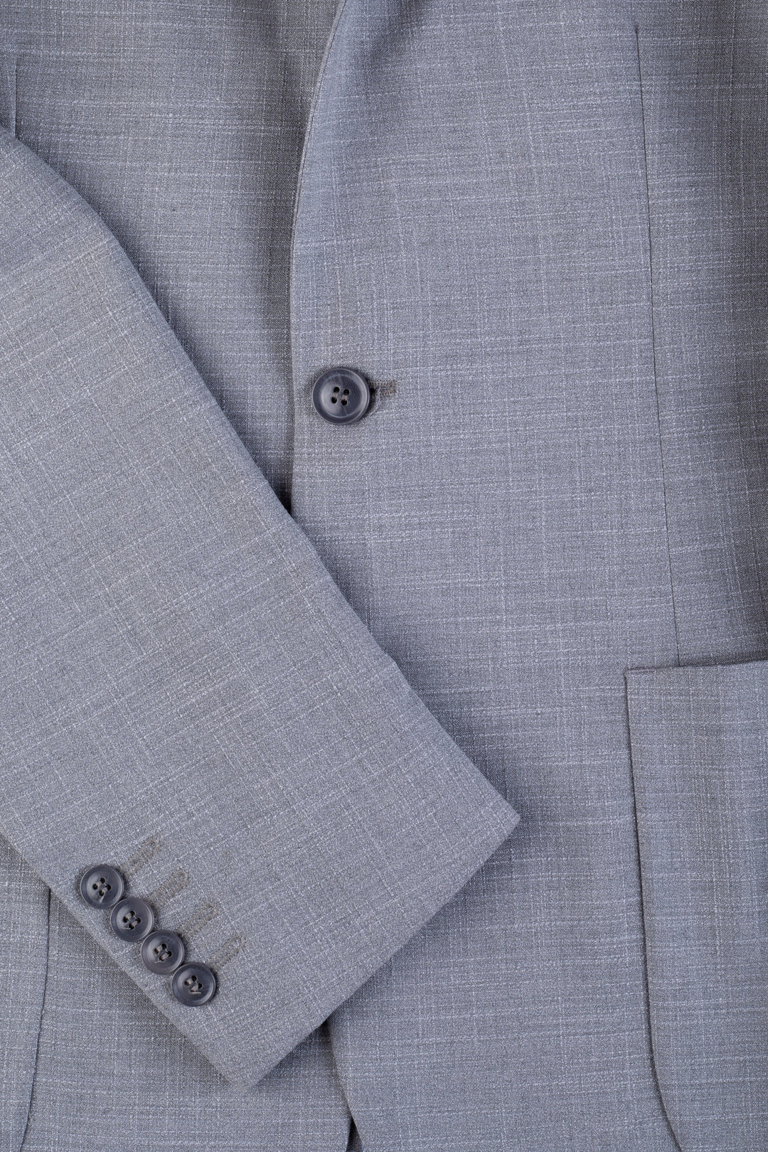 Contemporary Fit Light Gray Havana Blazer