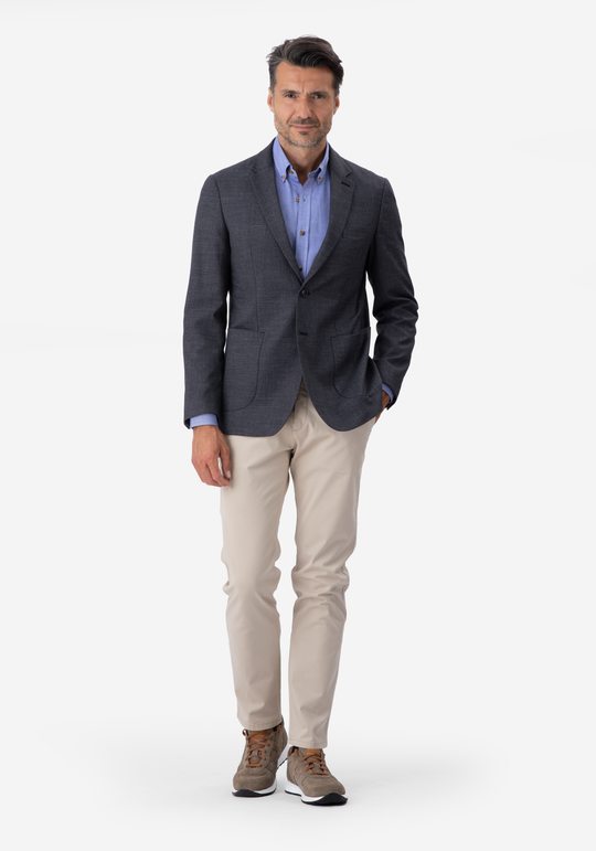 Contemporary Fit Dark Gray Blazer