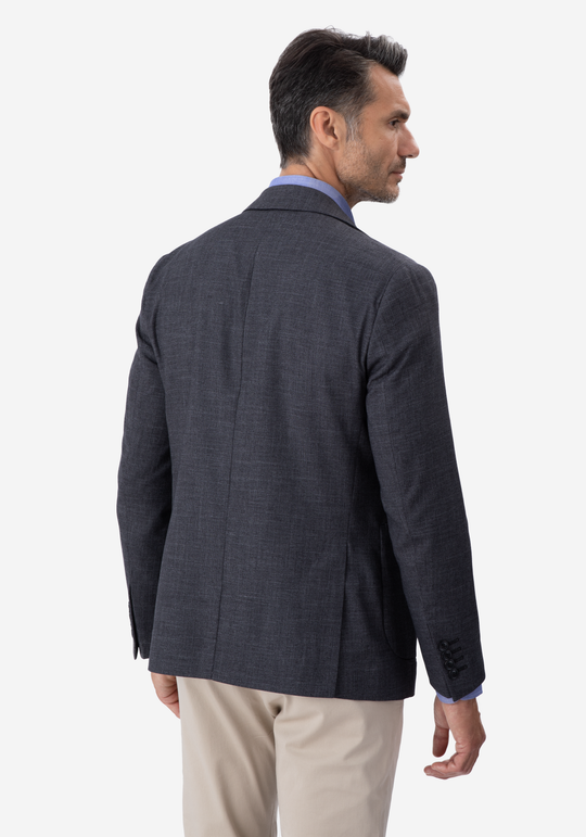Contemporary Fit Dark Gray Blazer