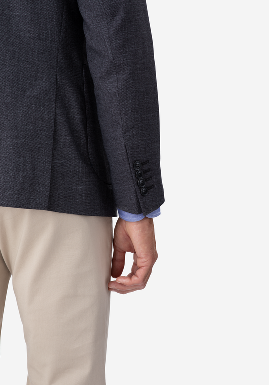 Contemporary Fit Dark Gray Blazer