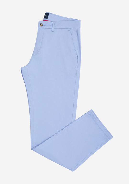 Contemporary Fit Baby Blue Gabardine