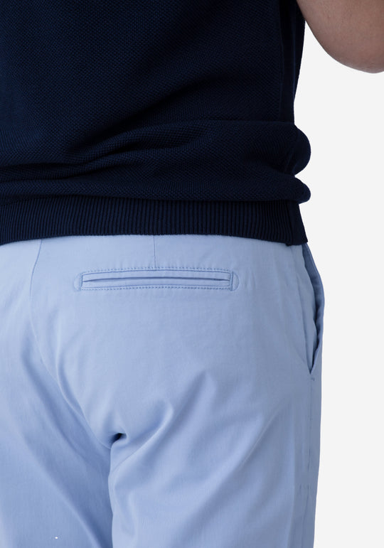 Contemporary Fit Baby Blue Gabardine