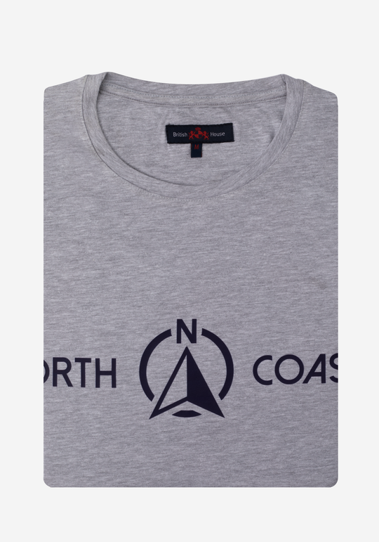 Dusty Gray Cotton Crewneck Shirt