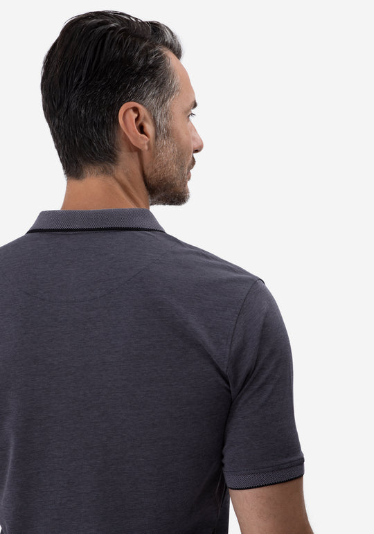 Dark Gray Soft Cotton Polo Shirt