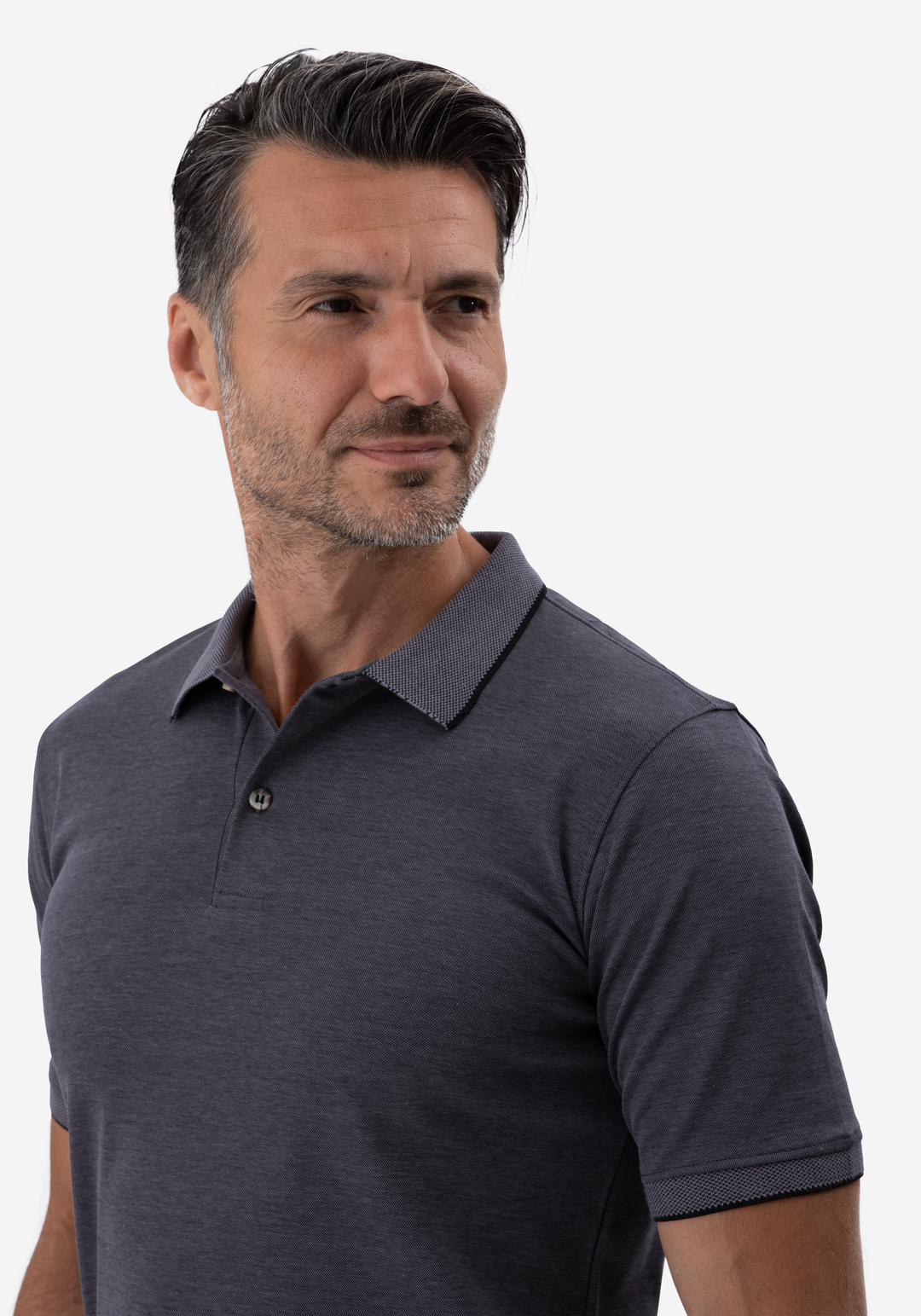 Dark Gray Soft Cotton Polo Shirt