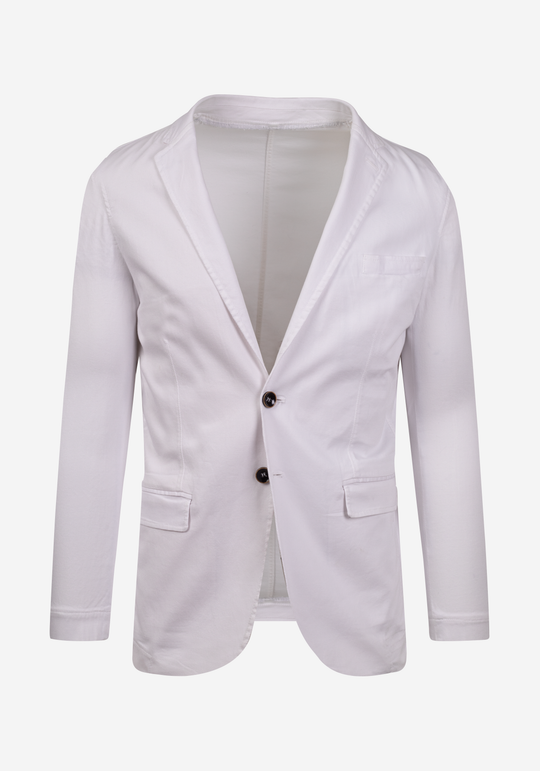 Contemporary Fit Royal White Blazer