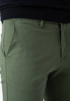 Contemporary Fit Khaki Gabardine