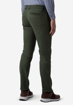 Contemporary Fit Dark Olive Gabardine