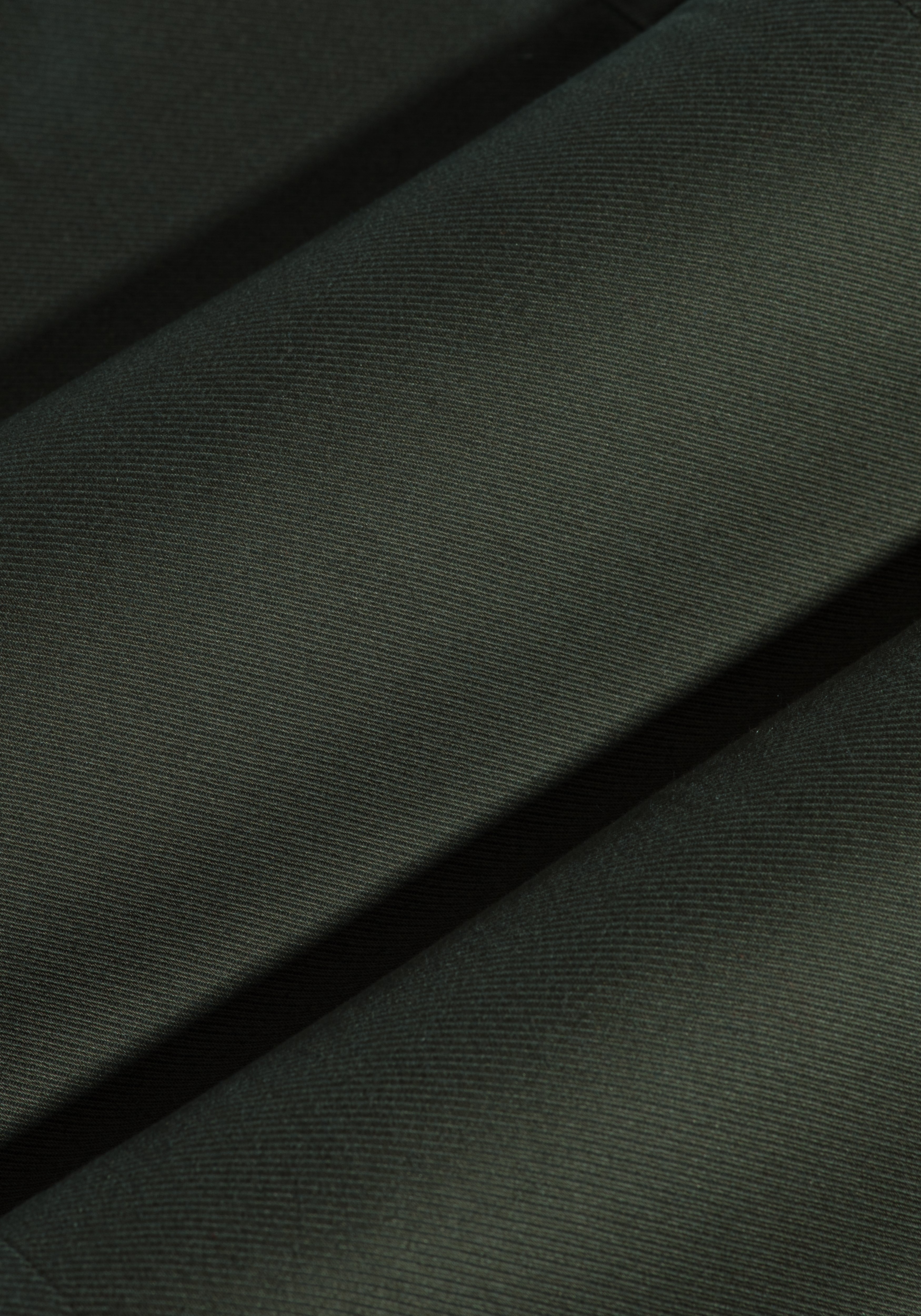 Contemporary Fit Dark Olive Gabardine