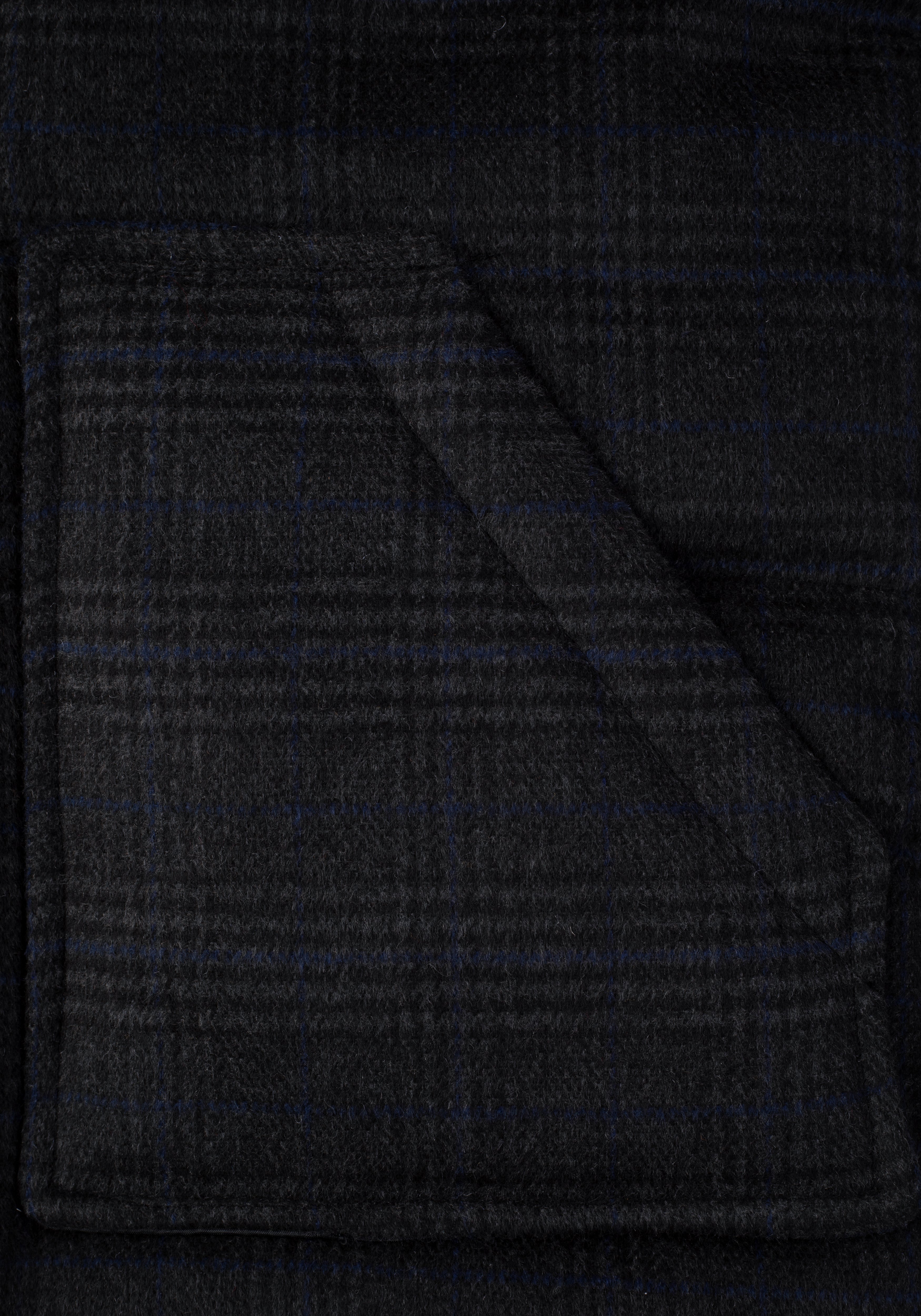 Charcoal Grey Checked Vest