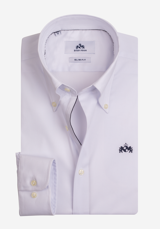 Starlight White Cotton Lycra Shirt