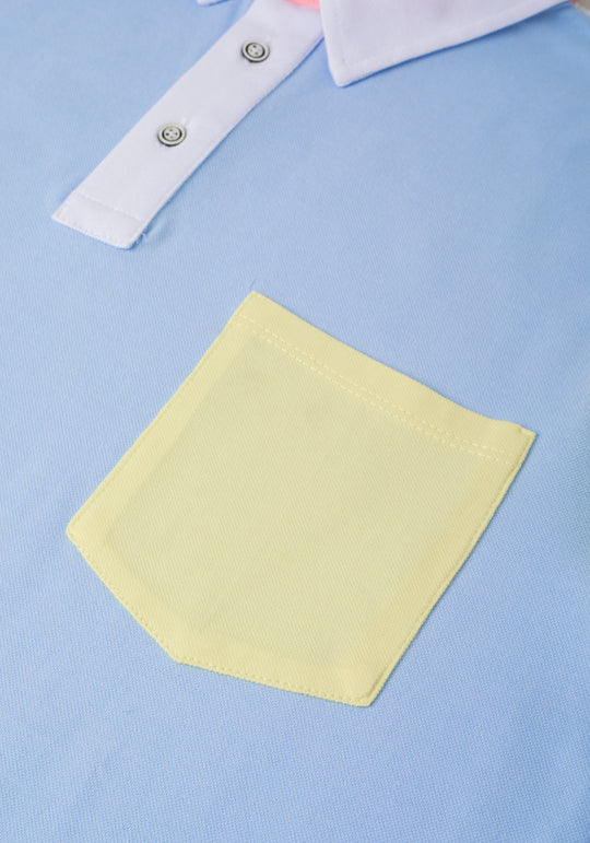 Light Sky Blue Cotton Polo Shirt