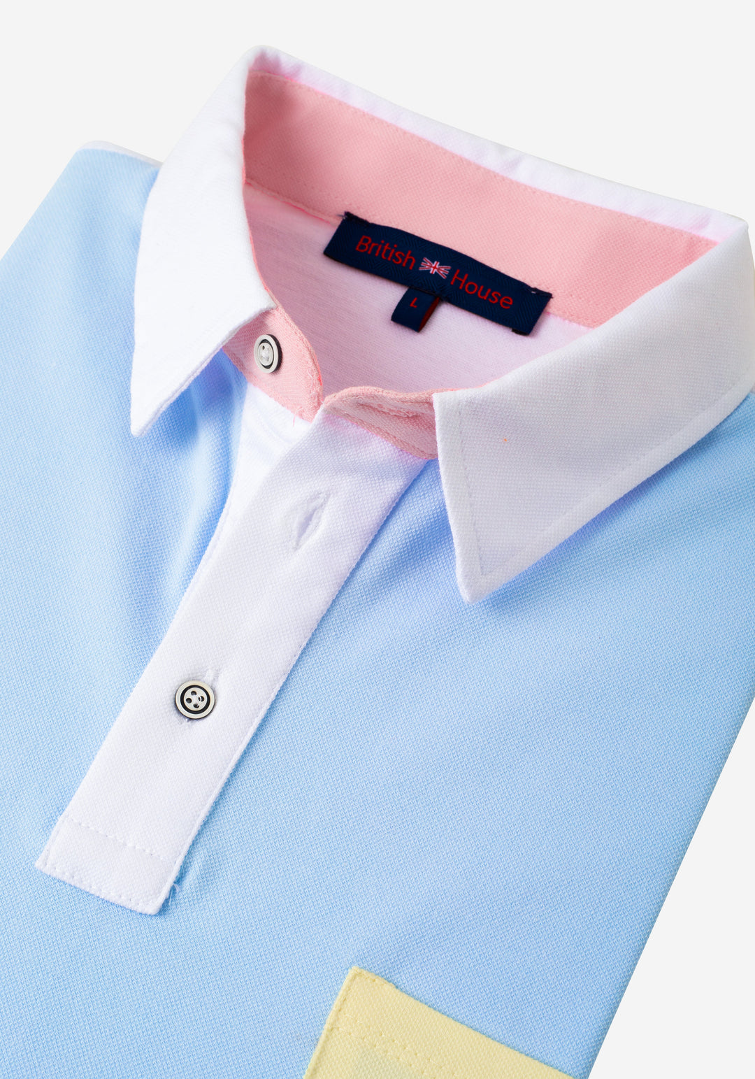 Light Sky Blue Cotton Polo Shirt