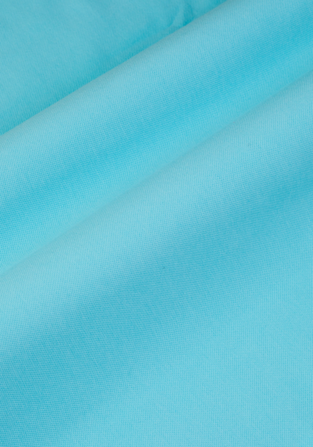 Baby Blue Cotton Lycra Polo Shirt