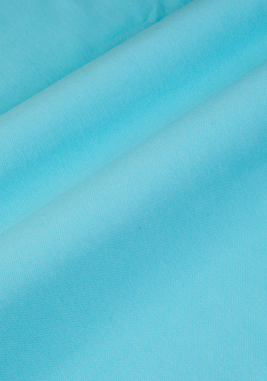 Baby Blue Cotton Lycra Polo Shirt