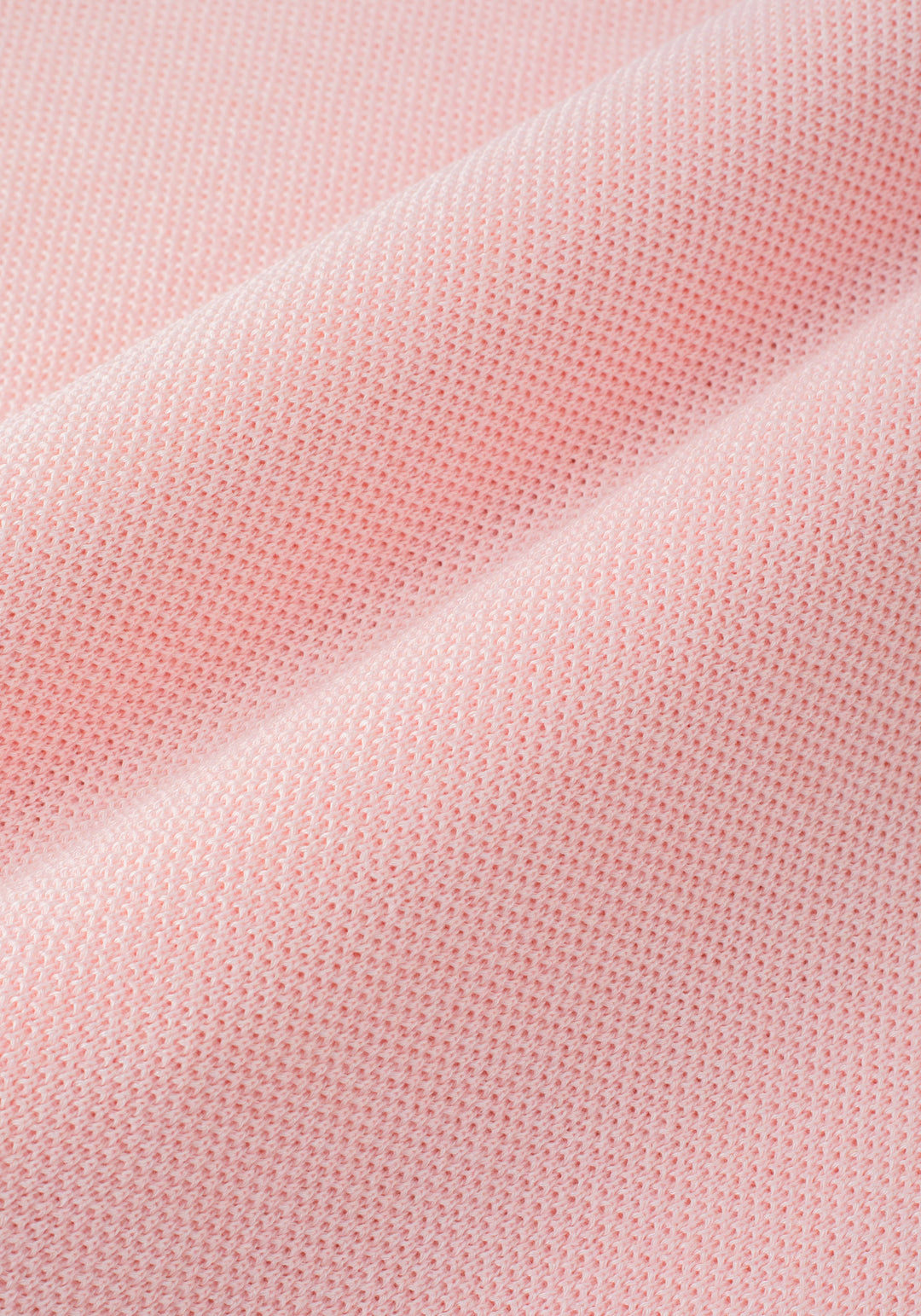 Blush Rose Knitted Polo Shirt