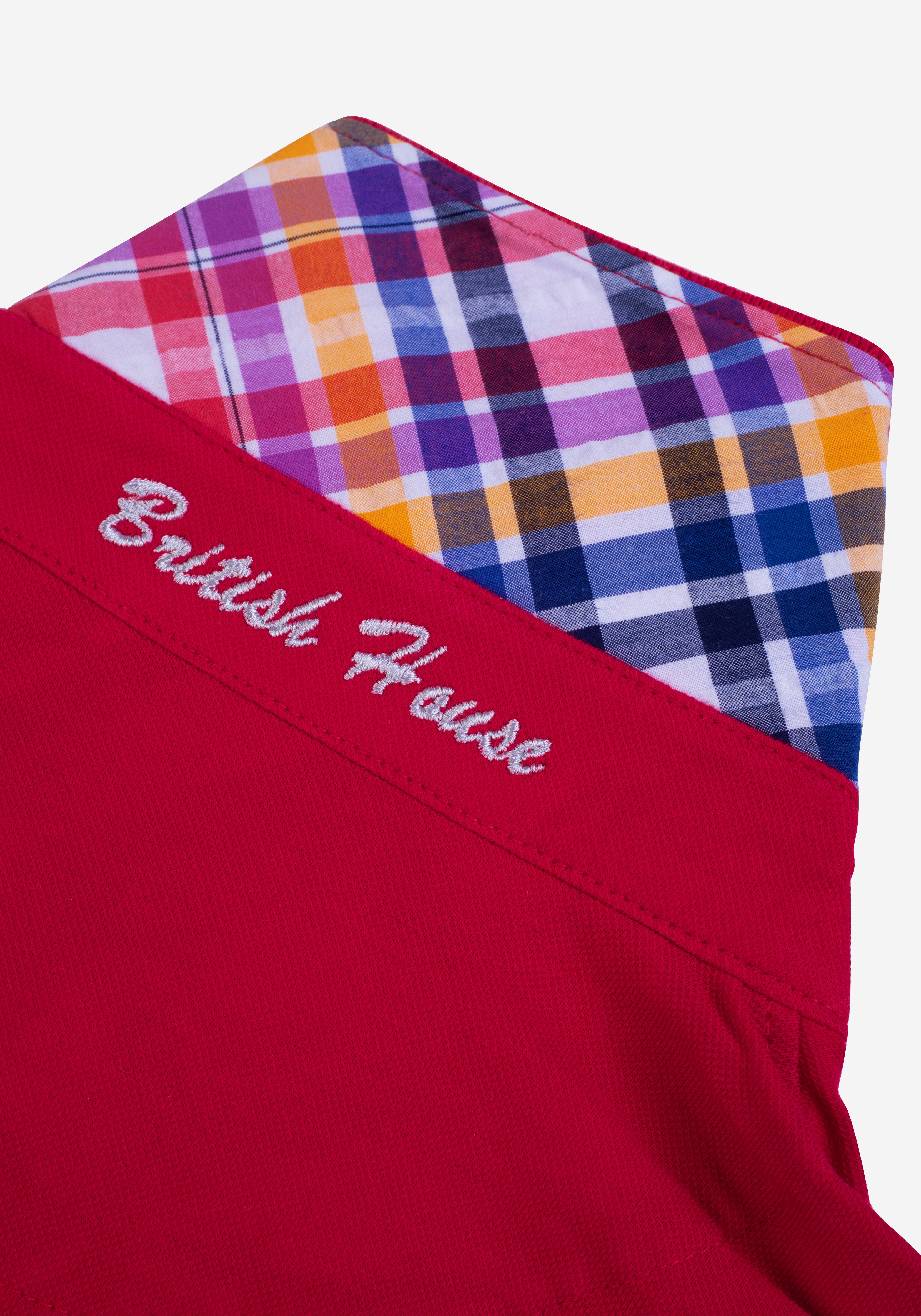 Brick Cotton Polo Shirt