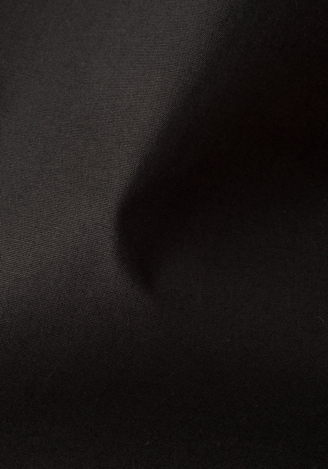Midnight Black Cotton Lycra Shirt