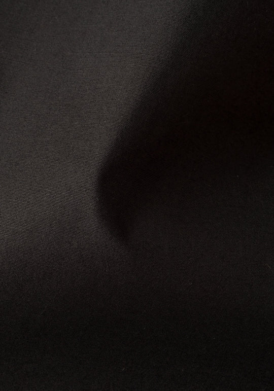 Midnight Black Cotton Lycra Shirt