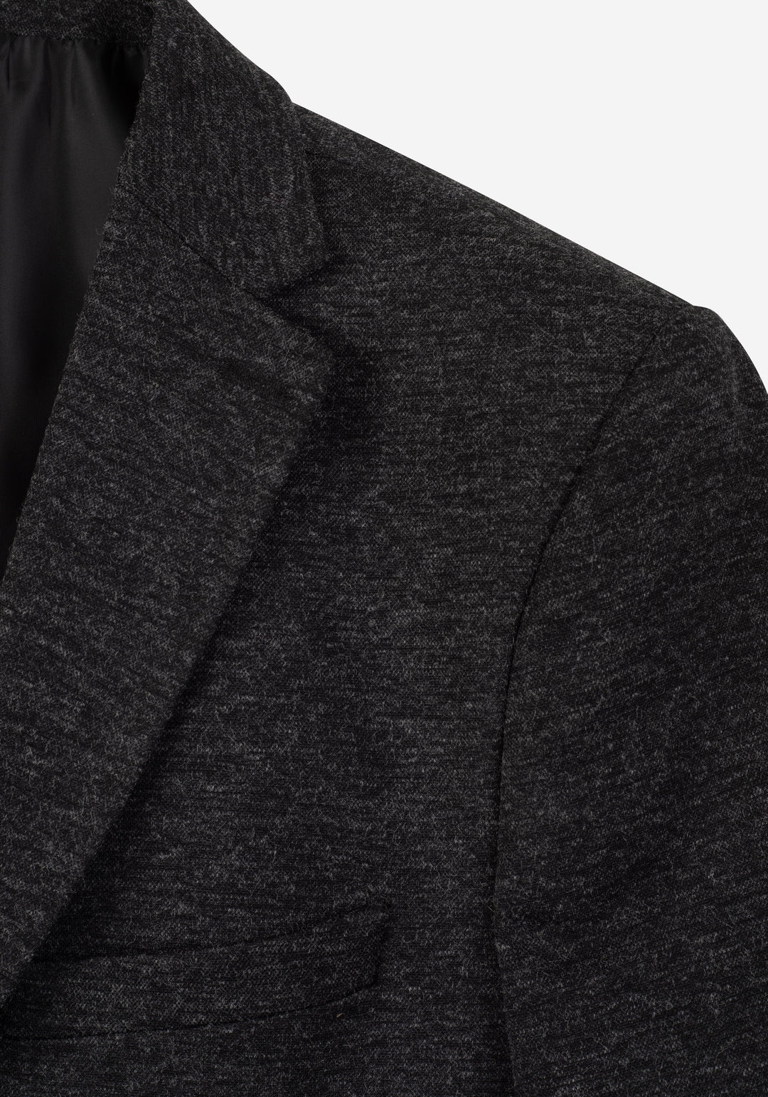 Contemporary Fit Slate Grey Heavy Brushed Blazer
