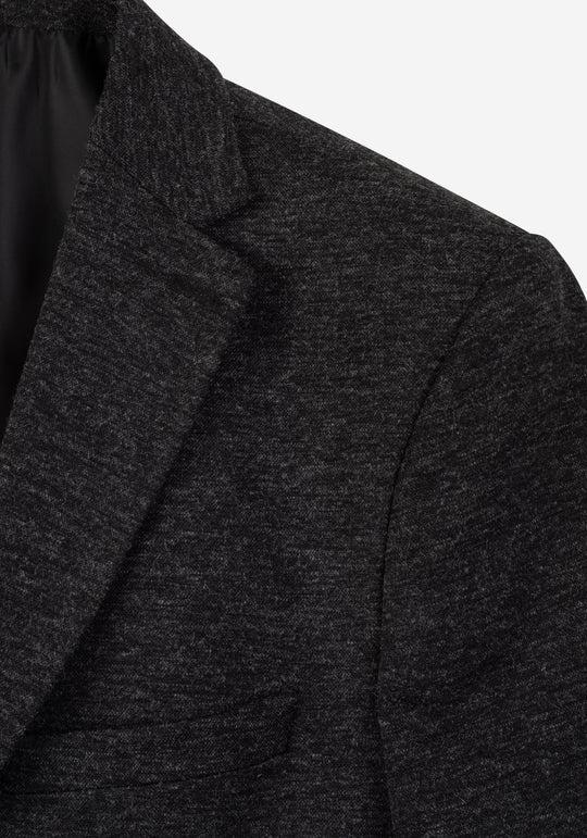 Contemporary Fit Slate Grey Heavy Brushed Blazer