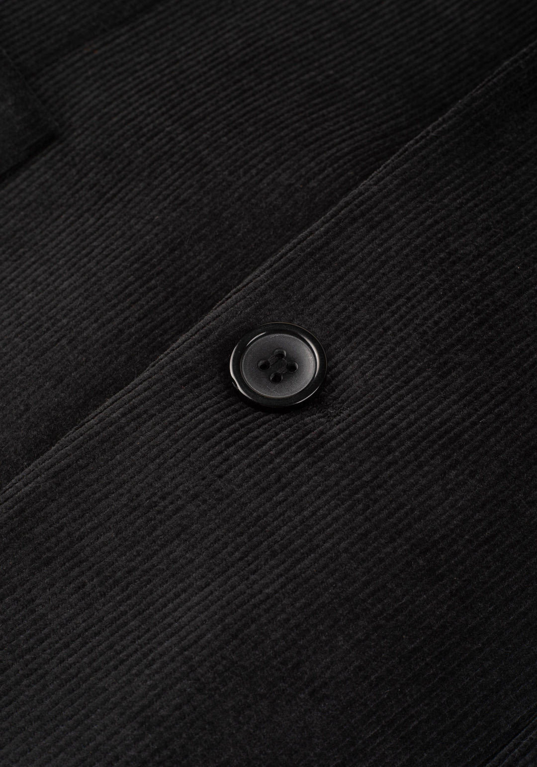 Slim Fit Faded Black Stripe Corduroy Blazer