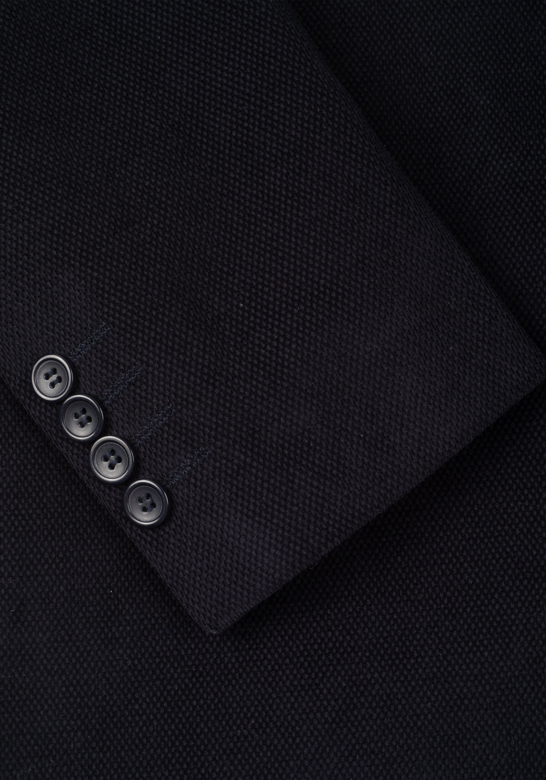 Slim Fit Shadow Navy Dotted Pique Blazer
