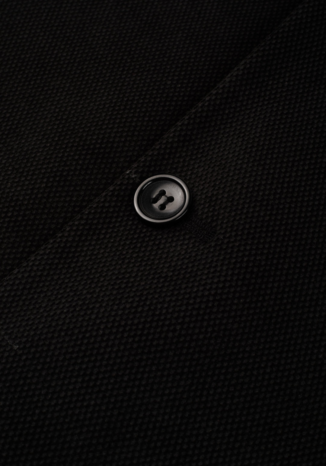 Slim Fit Vanta Black Dotted Pique Blazer