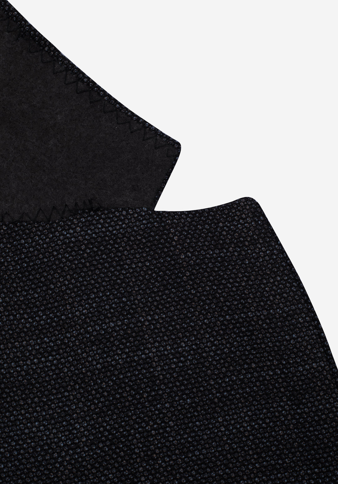 Contemporary Fit Shadow Grey Dotted Blazer