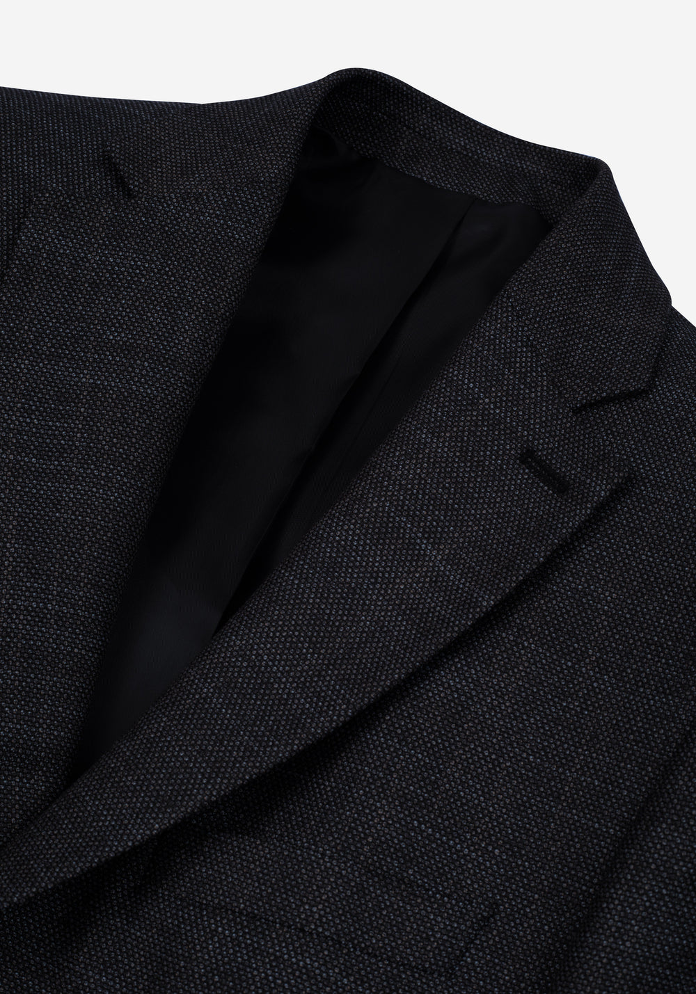 Contemporary Fit Shadow Grey Dotted Blazer