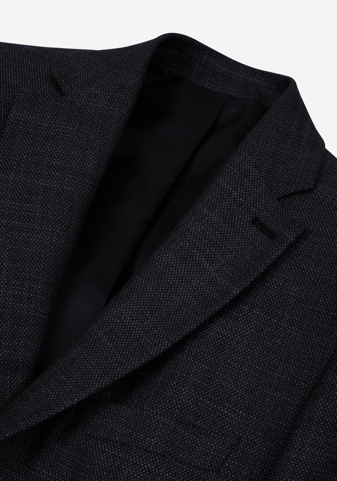 Contemporary Fit Shadow Grey Dotted Blazer