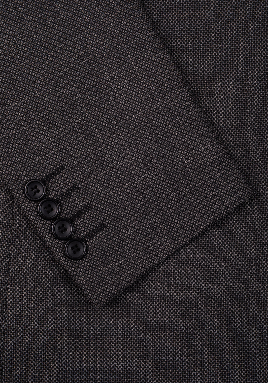 Contemporary Fit Iron Grey Dotted Blazer
