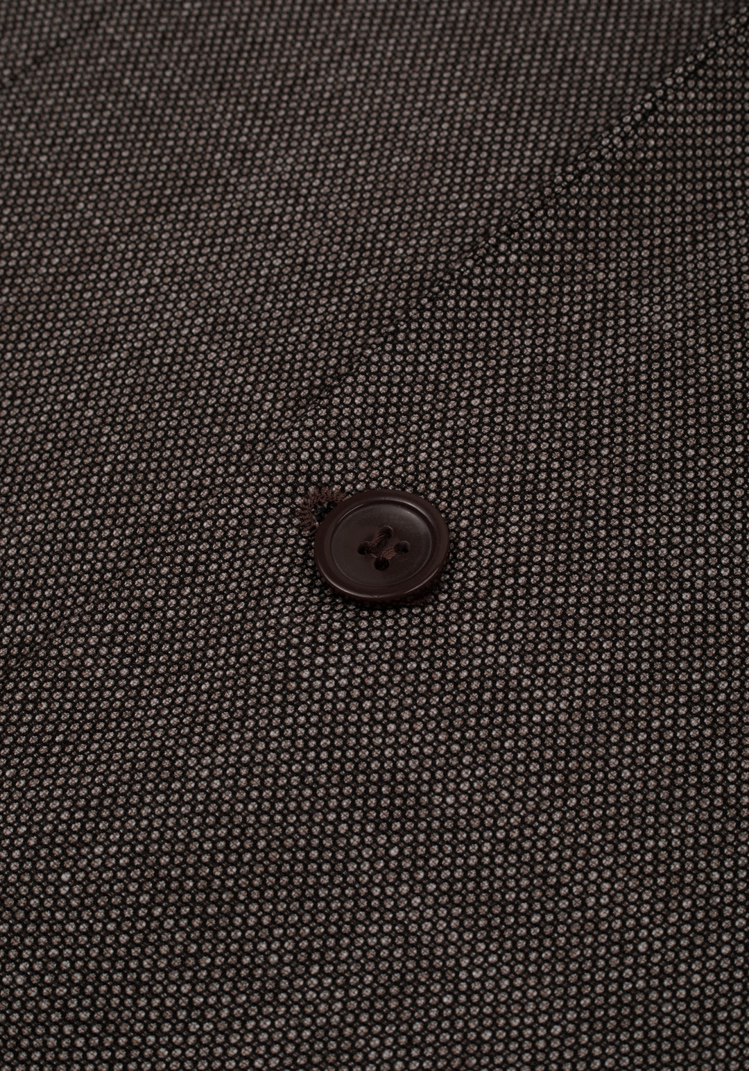 Contemporary Fit Rusty Brown Dotted Blazer