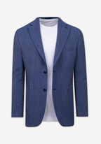 Contemporary Fit Cornflower Blue Havana Blazer