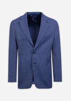 Contemporary Fit Cornflower Blue Havana Blazer