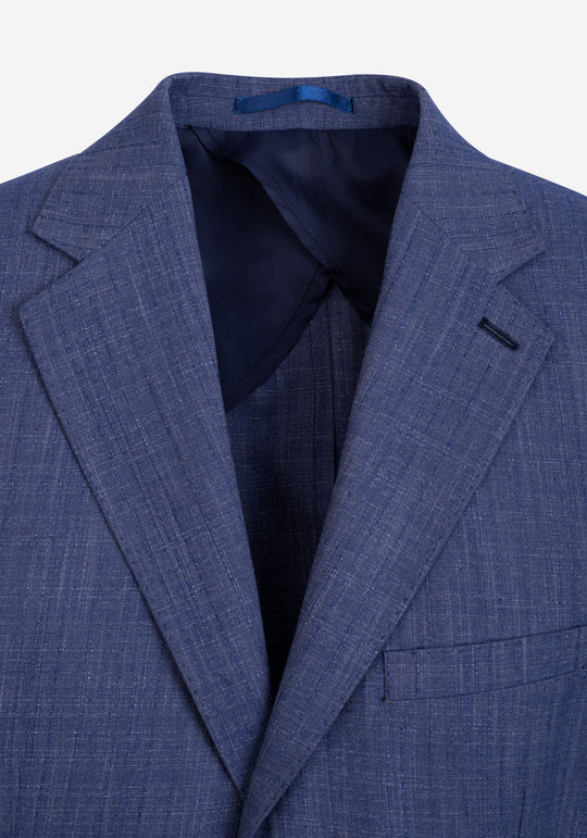 Contemporary Fit Cornflower Blue Havana Blazer