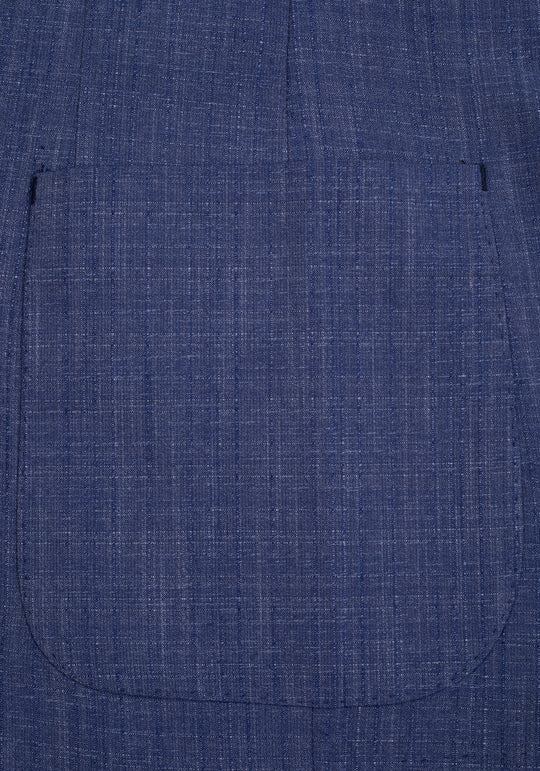 Contemporary Fit Cornflower Blue Havana Blazer