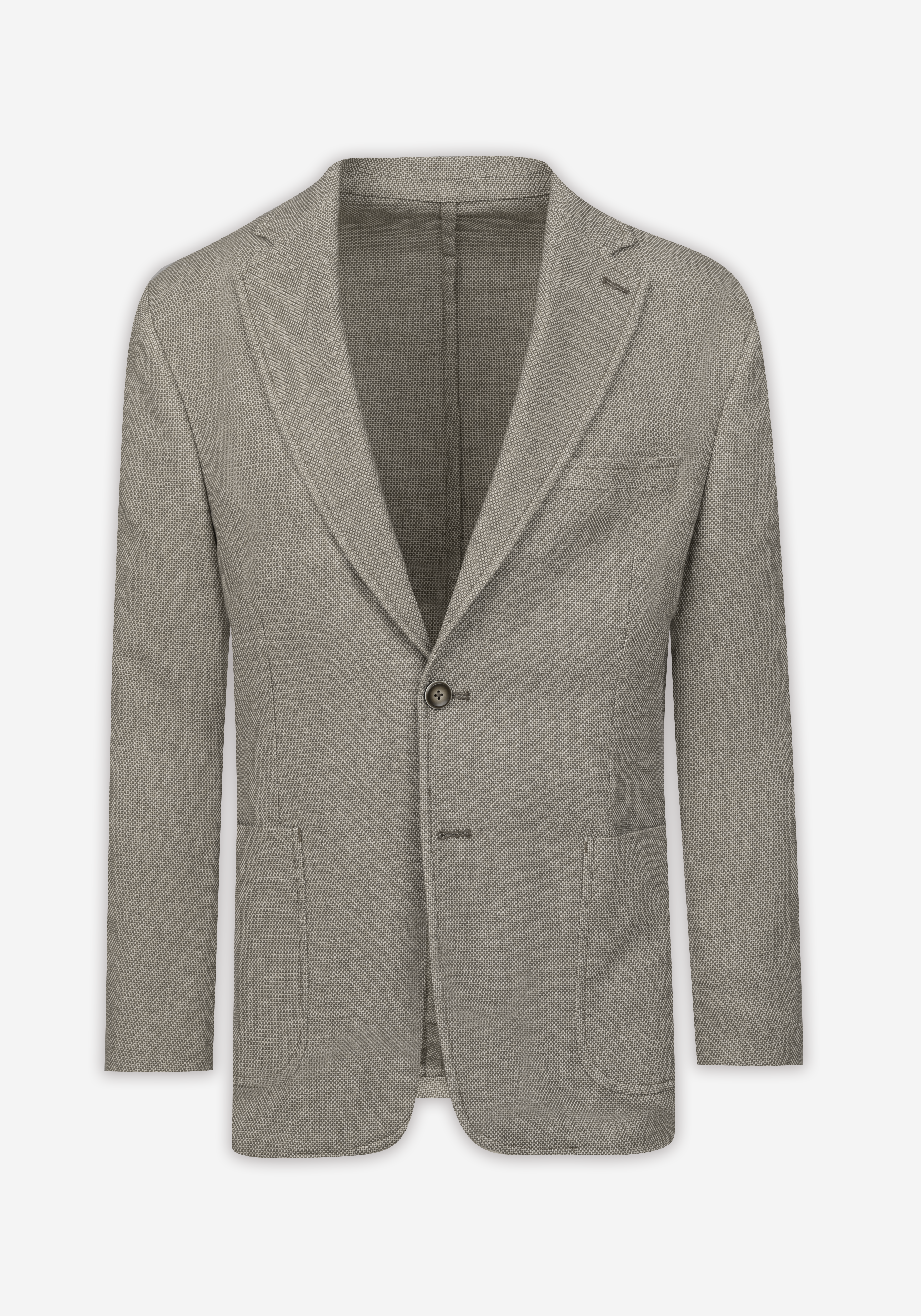 Contemporary Fit Sage Olive Dotted Linen Blend Blazer