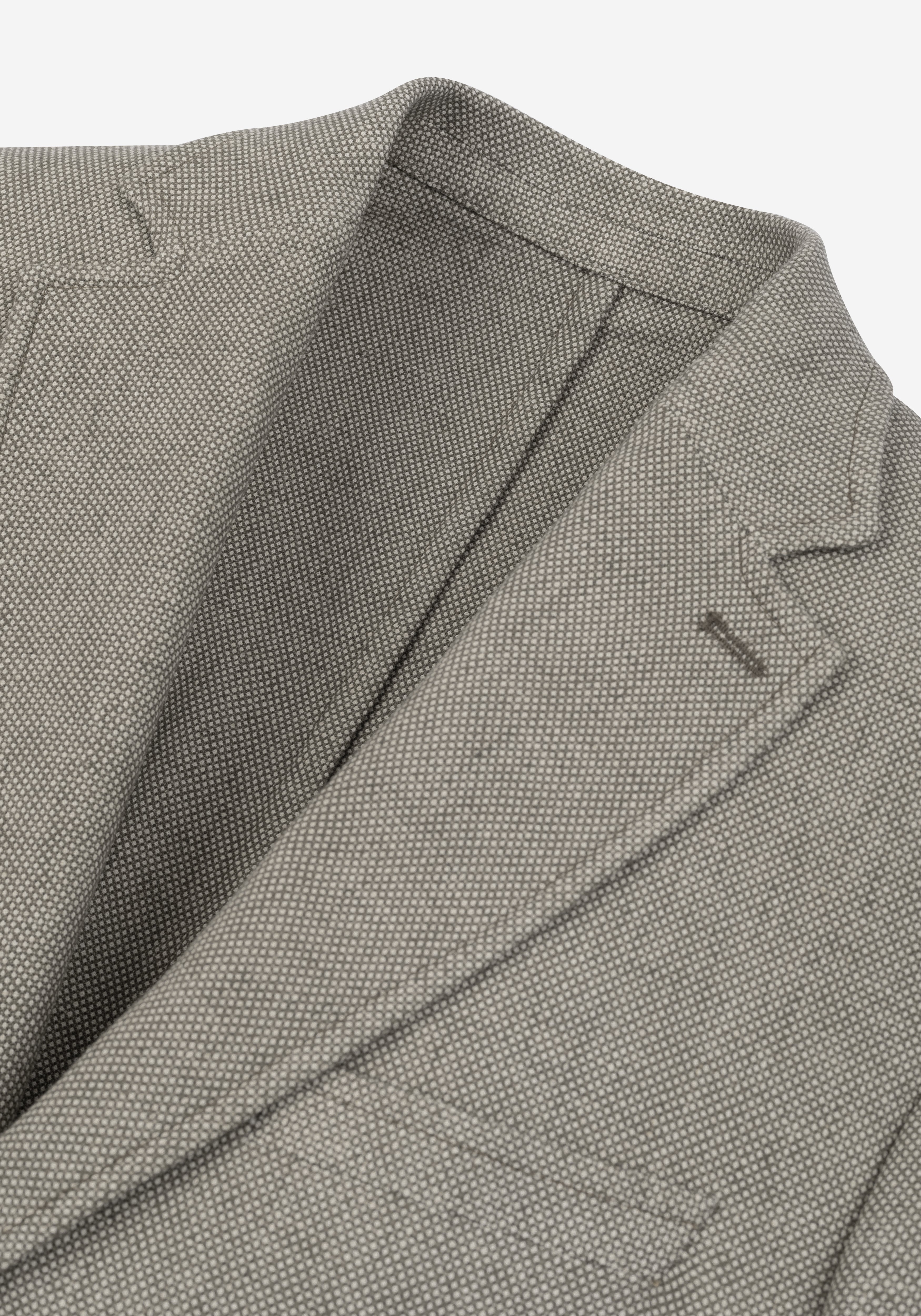 Contemporary Fit Sage Olive Dotted Linen Blend Blazer