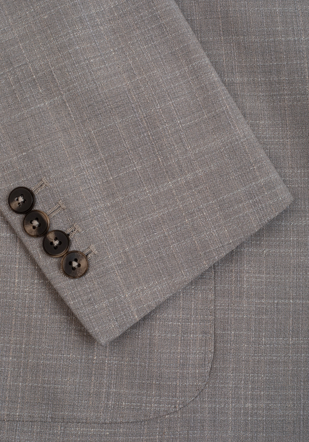 Contemporary Fit Champagne Beige Havana Blazer