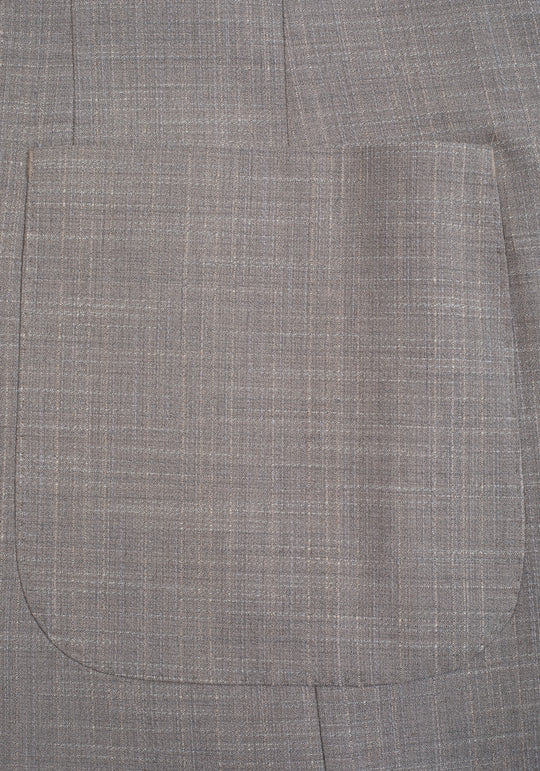 Contemporary Fit Champagne Beige Havana Blazer